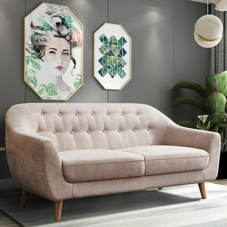 Clearance Beige Fabric Sectional Sofa Mid Century Modern Clearance Beige Fabric Sectional Sofa Mid Century Modern