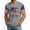 Gray, variant on 250th Anniversary USA Shirts for Men USA Flag Spliced Short Sleeve 4th of July T-Shirts Crew Neck Patriotic Independence Day Shirt, Red XL