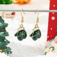 thumbnail image 4 of BNNG Colorful Christmas Earrings Christmas Oil Drop Earrings Vintage Christmas Earrings Ladies Fashion Christmas Alloy Earrings Various Creative Gift Earrings Penguins Earrings, 4 of 6