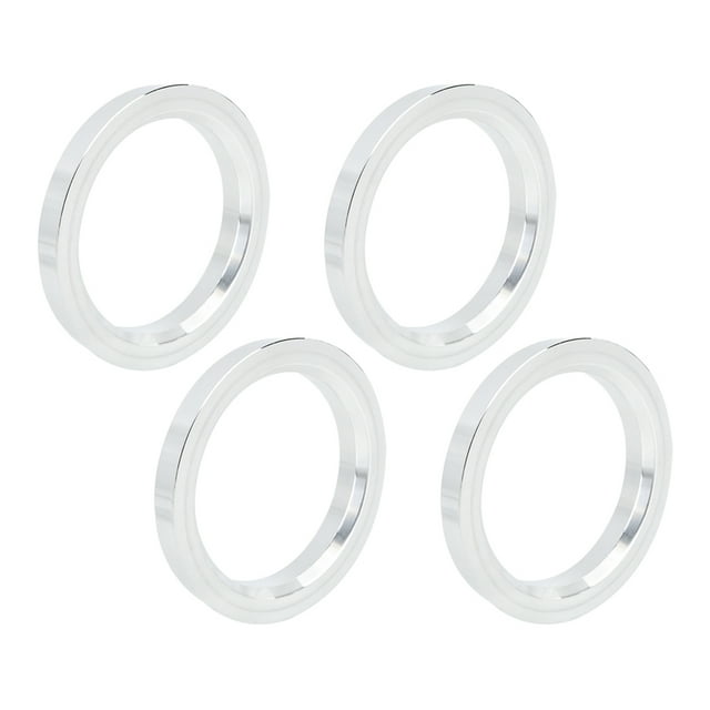4Pcs 73.1 a 57.1 mm Aluminio Aleación Coche Cubo Centrado círculos