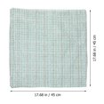 thumbnail image 3 of RUNROTOO Sofa Cushion Cover Decorative Throw Pillow Cover Blue Polyester 1Pcs 17.7x17.7in, 3 of 6