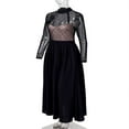 thumbnail image 3 of Women Bandage Party Long Dress  Print High Slit Dress, 3 of 6
