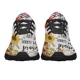 thumbnail image 5 of Fall Thanksgiving Enter His Gates With Thanksgiving And His Courts With Praise Shoes Sneakers Black Size 9.5, 5 of 7