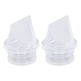 thumbnail image 4 of Wearable Breast Pump Flange Inserts 13mm 15mm 17mm 19mm 21mm 24mm Breast Pump Silicone Flange with Duckbill Valve Milk Bag, 4 of 4