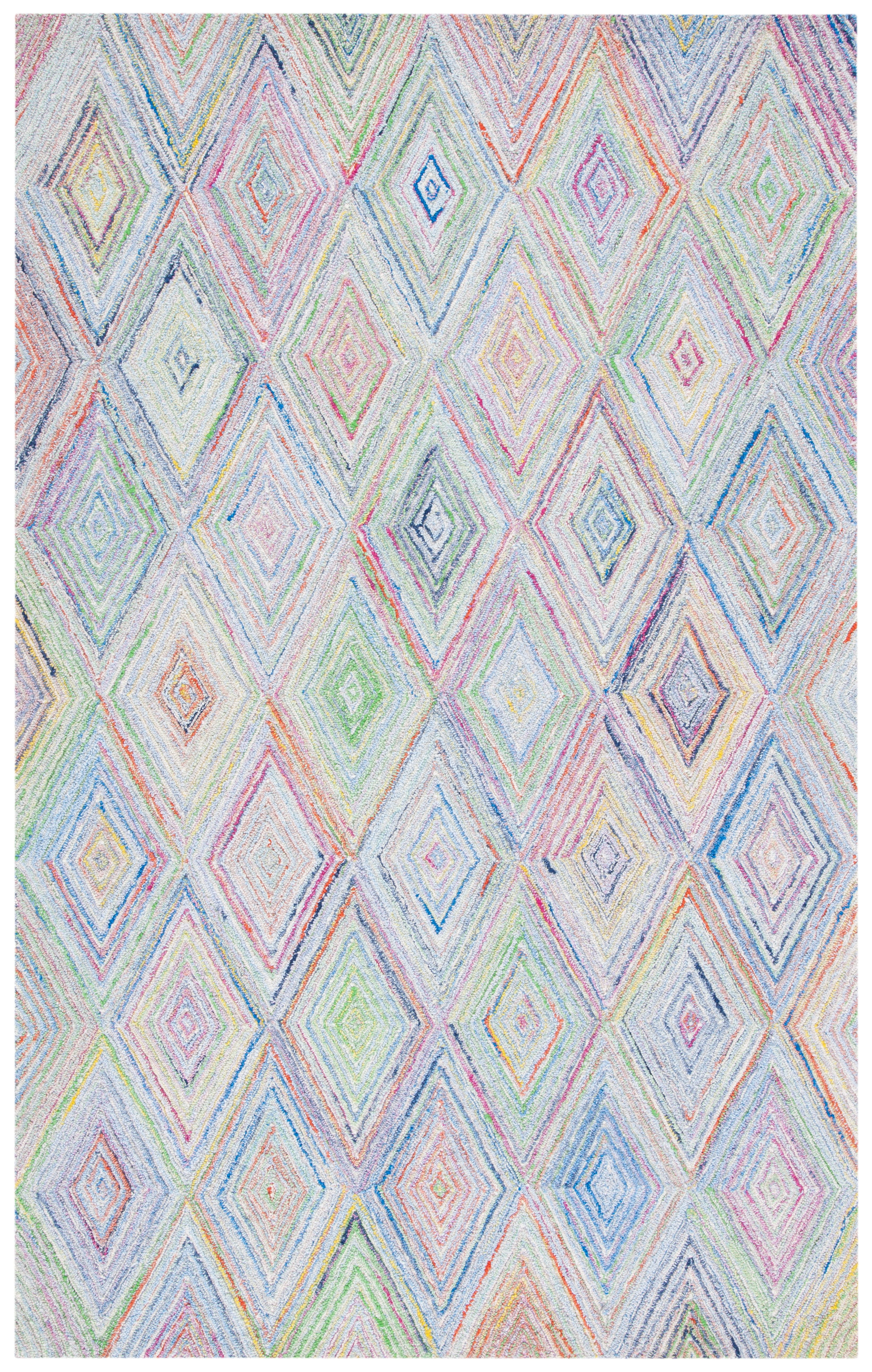 Safavieh Metro Bronte Diamond Area Rug, Blue/Green, 5' x 8'