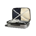 thumbnail image 3 of Protege 20” Unisex Hardside Carry-on Luggage, Silver, 3 of 3