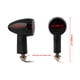 thumbnail image 2 of Luz de intermitentes LED ahumada negra universal para motocicletas para Cafe Custom, 2 of 5