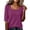 02# Purple, variant on Short Sleeve Sweater for Women Summer Square Neck Pullover Tops Business Casual Lightweight Sweaters Spring Fall Clothes 2026 Coffee M