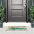 thumbnail image 2 of Apache Mills Fashionables Deluxe Welcome Home Flower Truck Driftwood Indoor/Outdoor Doormat, 1.5' x 2.5', 2 of 5