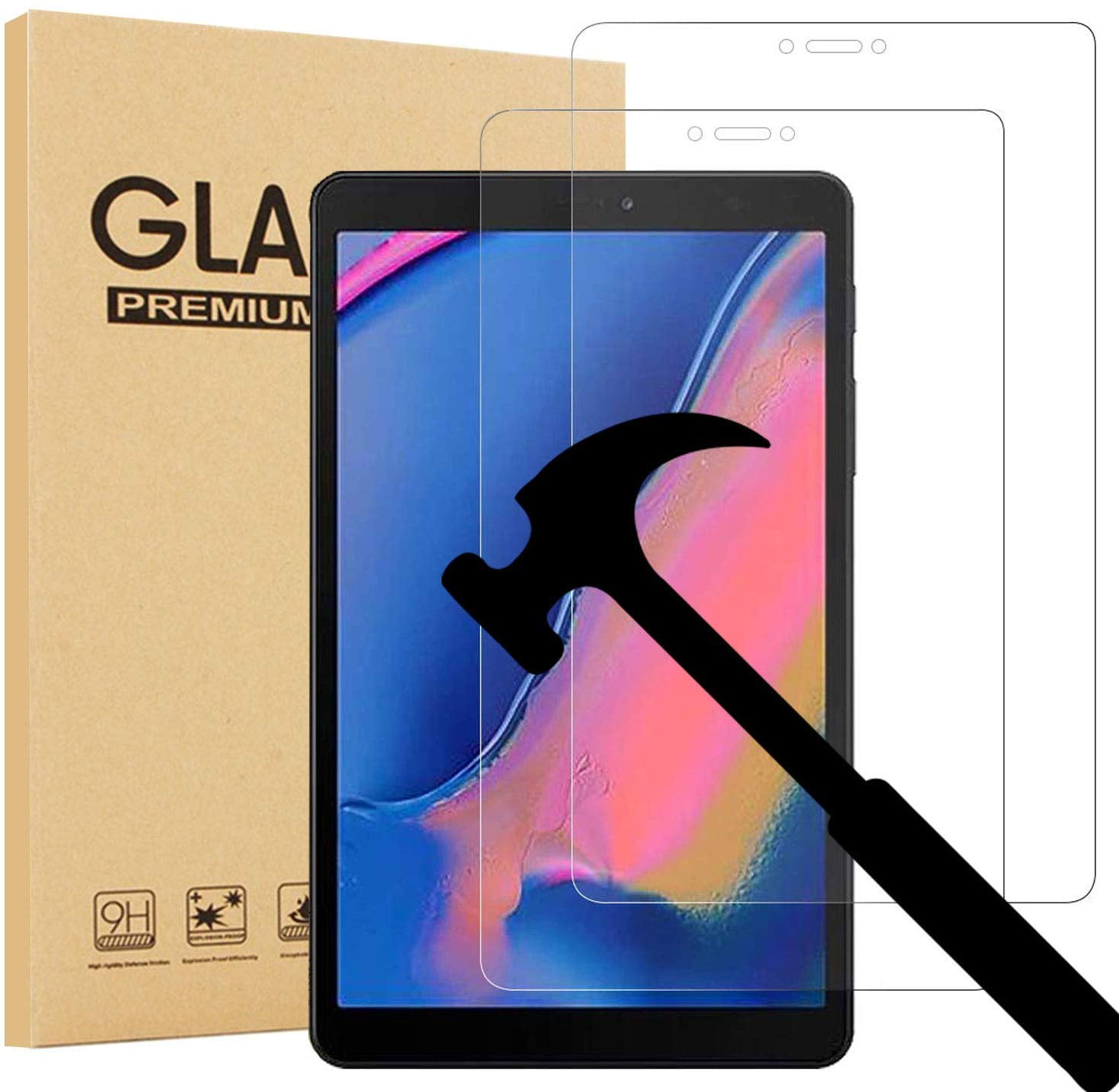 Tempered Glass Screen Protector for Samsung Galaxy Tab A 8.0 2019 SM-T290 