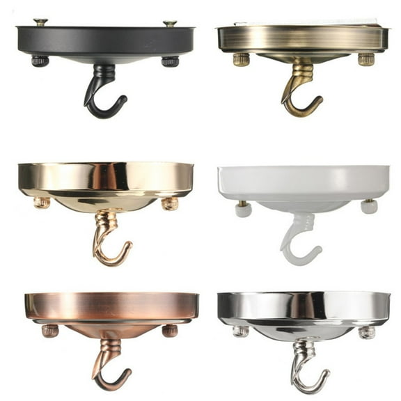 1 Pcs Vintage Ceiling Rose Hook Plate Light Fitting Chandelier Pendant Lamp Parts for Hallway Restaurant Foyer Bar Living Room