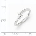 thumbnail image 4 of Sterling Silver Rhodium Plated Polished Diamond Ring QR6432, 4 of 6