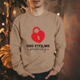 thumbnail image 3 of guisaled Funny Couples Valentines Sweatshirts for Women Men Funny Graphic Couple Matching Outfits Valentines Day s, 3 of 5