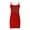 Red, variant on Tnhcen Plus Size Women's Sleeveless Sleep Dress with 4th of July Print - Short Spaghetti Strap Nightgown S-2XL | Elastic Milk Silk Sleepwear