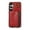Red, variant on Wallet Case for Samsung Galaxy A13 5G, with Wrist Strap 360 Rotating Finger Ring Flip Zipper PU Leather Stand Card Slots Shockproof Drop Protective Phone Cover Girls Women Magnetic Buckle, Brown