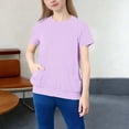 thumbnail image 2 of Girls Hooded Sweatshirt for Kids Double Pocket Pullover Top Medium Large Size, 2 of 7