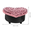 thumbnail image 4 of FONDOTIN 4 Pcs Pinces Parfumées Uniques pour Voiture Pinces de Bouche d'Aération en Forme de Cœur pour Intérieur de Voiture, 4 of 5