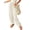 Khaki Stripe, variant on Womens Drawstring Striped Pants Loose Elastic Waist Wide Leg Pants Trousers Casual Comfy Lounge Pants Trousers with Pockets