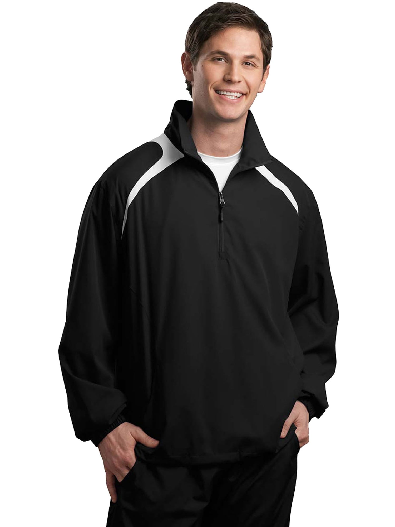 SportTek SportTek 1/2Zip Wind Shirt. JST75