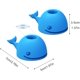 thumbnail image 2 of Soportes para cepillos de dientes para baños, paquete de 2 lindos mini organizadores de cepillos de dientes de ballena de silicona, soporte para cepillos de dientes para encimera de baño, azul oscuro, 2 of 5