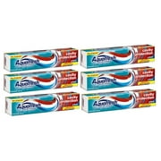 (3 pack) (6 Pack) Aquafresh Cavity Protection Fluoride Toothpaste, Cool Mint, 5.6 ounce