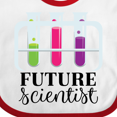 thumbnail image 4 of Inktastic Future Scientist Girls Chemistry Girls Baby Bib, 4 of 4
