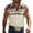 Beige, variant on Mens Pullover Geometric Pattern Western Cowboy Sleeveless Button Down Rugby Shirt for Men,Brown,5XL