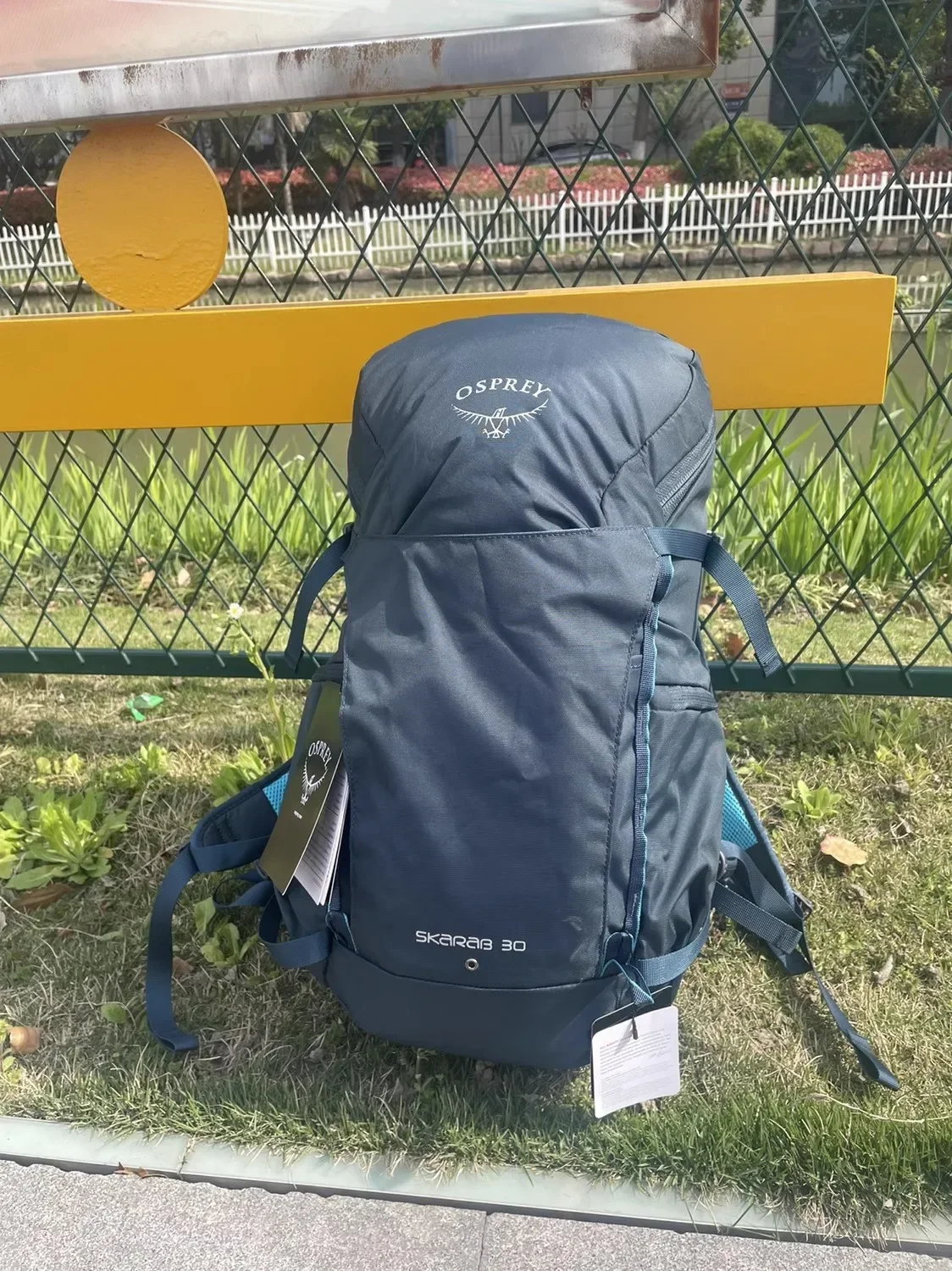 Men's Outdoor Packs Hiking Packs Hydration Blue 30L