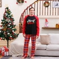 thumbnail image 3 of Matching Couple Pajamas Sets Christmas Pjs Family Lounge Sets Sleepwear, Xmas Printed Pajamas, 3 of 6