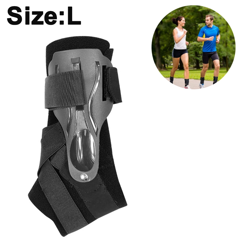 Ankle Brace, Ankle Support Brace for Ankle Sprains, Ankle Braces for Men Women, Ankle Support Sprained Ankle Brace for Basketball Soccer Volleyball- L