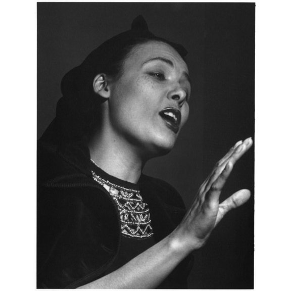 Portrait of Lena Horne Canvas Wall Art (20" x 30")