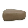 thumbnail image 4 of Divani Casa Kinsey - Modern Tan Leather Large River Rock Ottoman, 4 of 6