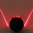 thumbnail image 2 of Luces traseras para bicicleta, impermeables, LED, láser, de seguridad, de advertencia, accesorios para bicicleta, 2 of 5