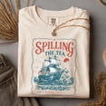thumbnail image 3 of Spilling The Tea Since 1773 Shirt, Funny 4th of July Tee, Boston Tea Party Patriotic Shirt, Americana Clothing, USA Independence Day Gift, 3 of 7