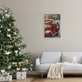 thumbnail image 3 of Stupell Industries Santa Waving Hello Holiday Painting Gray Framed Art Prints Wall Art, 20 x 30, 3 of 10