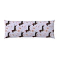 thumbnail image 2 of Lsque Dachshund Dog Body Pillow Case Cover,Ultra-Soft Microfiber Bed Pillow Cases 20x54 inches,Elegant Bedding,Breathable Durable Pillow Cover with Envelope Closure, 2 of 8