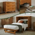 thumbnail image 1 of Coffre-lit Escamotable en Bois Simple Santa Fe avec Matelas et Chargeur Intégré, Couleur Caramel Pâle, 1 of 19