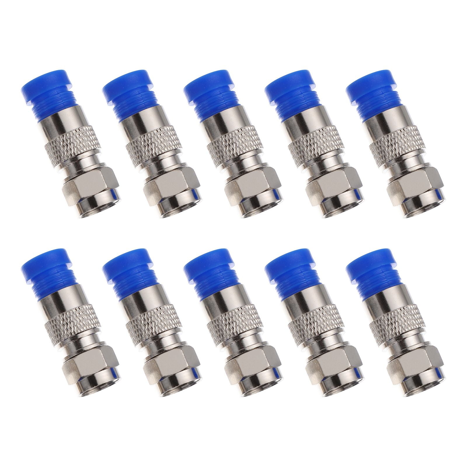Connector F Coaxial Cable Type Adapter Plug Coax Tv Connectors Female Tool Fitting Quick Converter