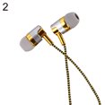 thumbnail image 2 of Twowood auricular 3.5mm en el oído auriculares deporte trenzado de tela trenzado auricular estéreo con cable con micrófono, 2 of 7