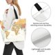 thumbnail image 3 of Fotbe World Map 1 Bolsa Tote Estética de Lona con Estampado para Mujer - Bolsa Reutilizable de Hombro Casual para Vacaciones, Compras, Trabajo y Gimnasio, 3 of 8