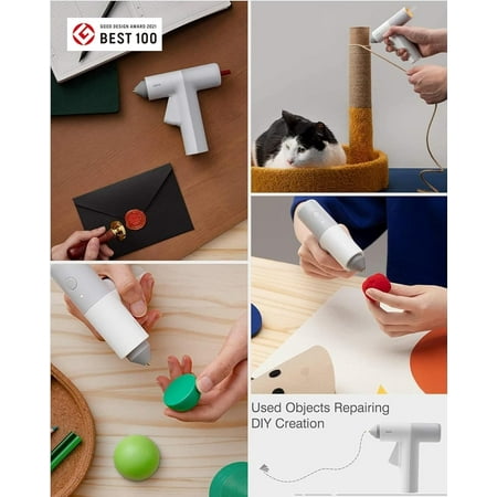 Hoto Cordless Hot Glue Gun with 10 Glue Sticks, Fast Heating, Auto Power-Off, Crafting Tool for Crafts, DIY Arts, Home Repairs