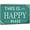 This is Our Happy Place Sign, variant on Porch Sign, Outdoor Signs for Porch, Porch Decor for Home, Bar, Farmhouse, Patio 12x8 Inches Aluminum Metal Sign Wall Decor - This is Our Happy Place