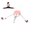 Pink, variant on Split Machine, Leg Stretcher Machine to Improve Flexibility and Quality of Stretching, Equipment Suitable for Ballet, Cheerleading Dance, Gymnastics and Other Sports