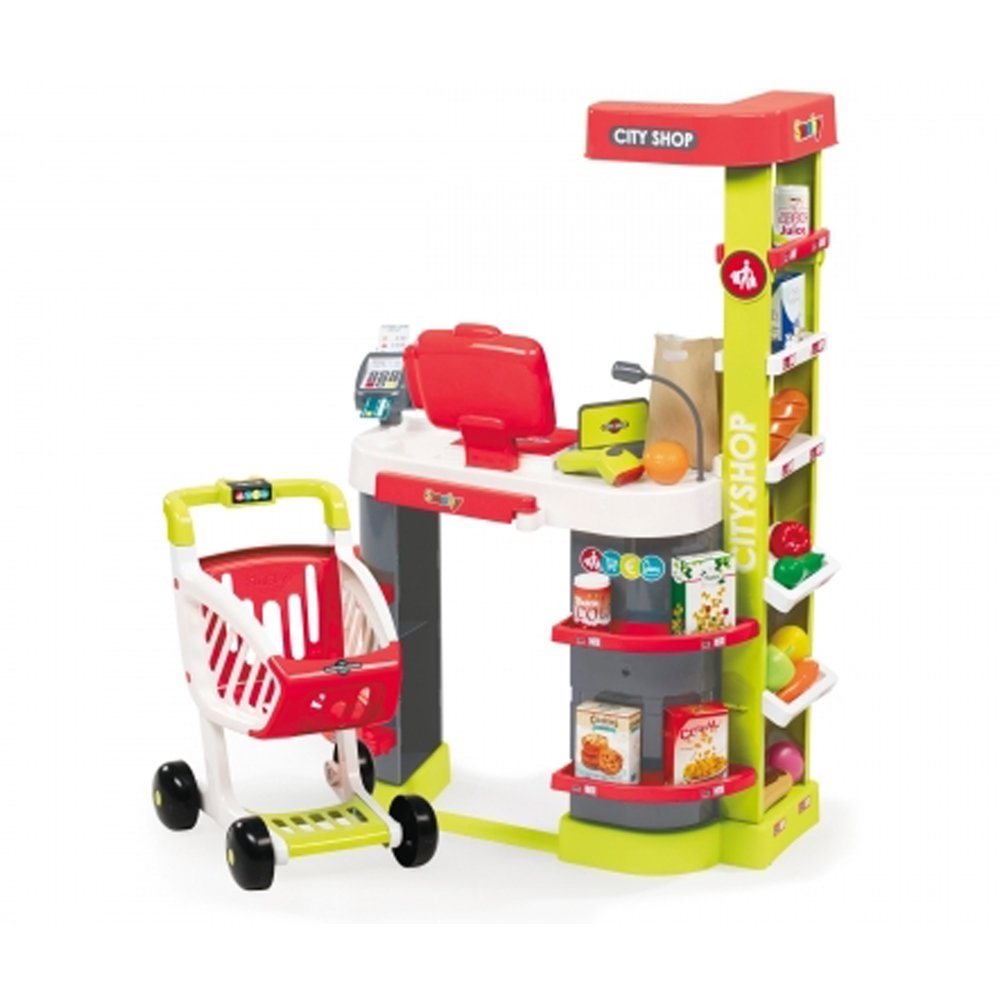 Smoby City Shop with Accessories and Electronic Cash Register