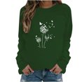 thumbnail image 2 of 2023 Chandail en Molleton de Mode pour Femmes 50 % de Rabais Liquidation Mode Décontractée Manches Longues Col Rond Imprimé Chandail en Molleton Dames Hauts Blouse, 2 of 4
