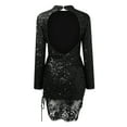 thumbnail image 1 of Long Sleeve Prom Dress Sexy Womens Long Sleeve Backless Sequin Cocktail Prom Gown Dress Prom Dress Long Sleeve Sequin Dress Long Sleeve Long Sleeve Dress Womens Cocktail Dress, 1 of 6