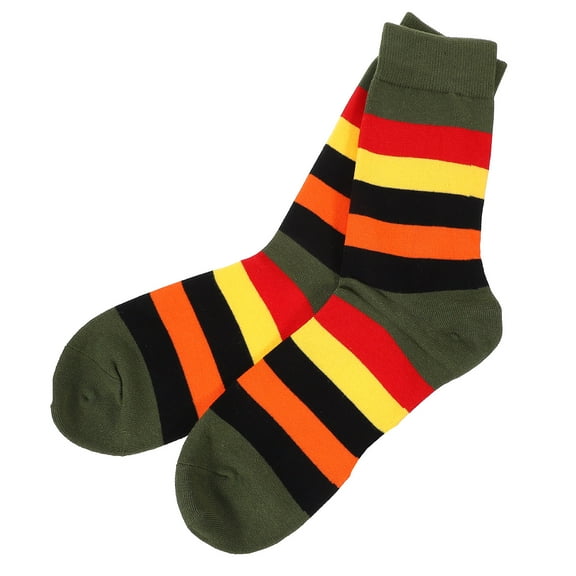 TAILTOSS 1 Pair Retro Tube Socks Men Easy to Clean Autumn and Winter