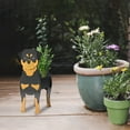 thumbnail image 3 of Xihbxyly Maceta con Forma de Perro, Bonita Maceta de Pvc, Diseño Desmontable, Ideal para Interior y Exterior, Fácil Drenaje, Decoración de Jardín, Maceta para Suculentas, Incluye 1 Maceta., 3 of 3