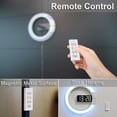 thumbnail image 5 of Reloj luminoso 3D, reloj digital LED 3D con brillo ajustable para dormitorio, decoración de sala de estar con control remoto, reloj de pared digital grande, diseño elegante, batería de respaldo,, 5 of 5