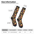 thumbnail image 3 of Bixox Fast Food Patterned Men's and Women's Knee Socks High Socks Outdoor Sports Socks, 3 of 5